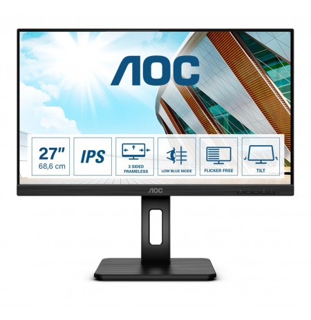 AOC Pro-line 27P2Q LED display 68.6 cm (27") 1920 x 1080 pixels Full HD Black