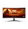 AOC G2 CU34G2XE/BK LED display 86.4 cm (34") 3440 x 1440 pixels Wide Quad HD LCD Black, Red