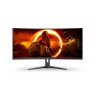 AOC G2 CU34G2XE/BK LED display 86.4 cm (34") 3440 x 1440 pixels Wide Quad HD LCD Black, Red