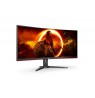 AOC G2 CU34G2XE/BK LED display 86.4 cm (34") 3440 x 1440 pixels Wide Quad HD LCD Black, Red