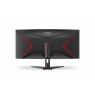 AOC G2 CU34G2XE/BK LED display 86.4 cm (34") 3440 x 1440 pixels Wide Quad HD LCD Black, Red