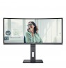 AOC CU34P3CV computer monitor 86.4 cm (34") 3440 x 1440 pixels UltraWide Quad HD LED Black