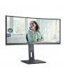 AOC CU34P3CV computer monitor 86.4 cm (34") 3440 x 1440 pixels UltraWide Quad HD LED Black