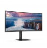 AOC V5 CU34V5C/BK LED display 86.4 cm (34") 3440 x 1440 pixels Wide Quad HD Black