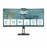 AOC V5 CU34V5C/BK LED display 86.4 cm (34") 3440 x 1440 pixels Wide Quad HD Black
