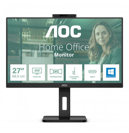 AOC Q27P3CW computer monitor 68.6 cm (27") 2560 x 1440 pixels Quad HD LED Black