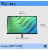 HP E27 G5 68.6 cm (27") 1920 x 1080 pixels Full HD LED Black