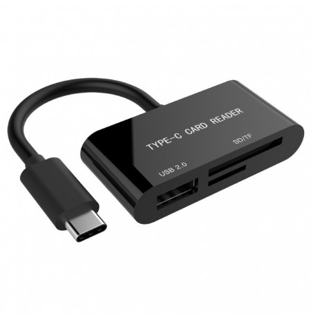 Reader GEMBIRD UHB-CR3-02 (External, MicroSD, MicroSDHC, SDHC, Secure Digital)