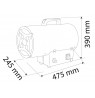 DUjinis šildytuvas (lauke)a 30KW NEO Tools 90-084