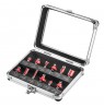 Carbide cutters, 8 mm shank, set of 12 pcs.
