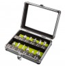 Carbide cutters, 8 mm shank, set of 12 pcs.