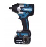MAKITA IMPACT WRENCH 18V 1/2" 700Nm 2x5.0Ah CASE MAKPAC DTW700RTJ