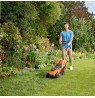 AKU lawn mower 18V, 2x2.5Ah / 18V, folding handle, 35l, mulc