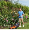 AKU lawn mower 18V, 2x2.5Ah / 18V, folding handle, 35l, mulc