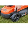 AKU lawn mower 18V, 2x2.5Ah / 18V, folding handle, 35l, mulc