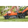AKU lawn mower 18V, 2x2.5Ah / 18V, folding handle, 35l, mulc