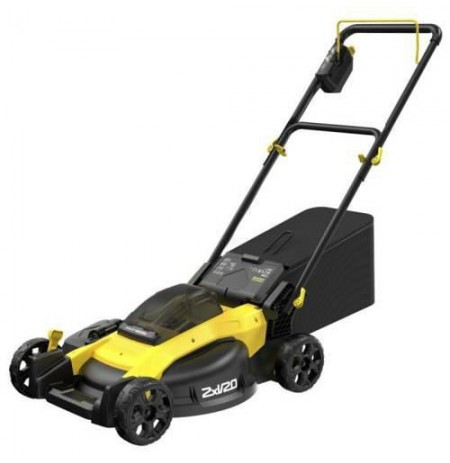 Aku lawn mower. with mulching function