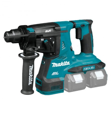 Cordless rotary hammer drill with 2 batteries 18V 0*AH