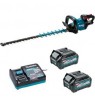 Makita UH005GD201 40V XGT 750 mm cordless hedge trimmer