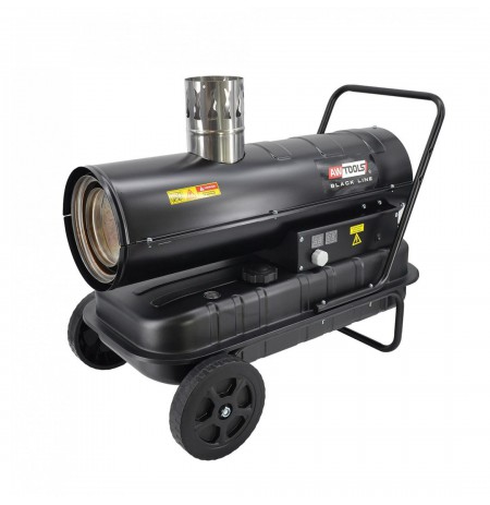 AW OIL HEATER 30KW HD30C WITH FLUE GAS DISCHARGE /BLACK LINE