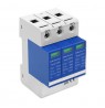 Qoltec DC Surge Arrester | 3P| 1000V | T2 | C
