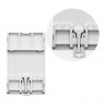 Qoltec DC Surge Arrester | 3P| 1000V | T2 | C