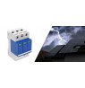 Qoltec DC Surge Arrester | 3P| 1000V | T2 | C