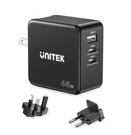 UNITEK P1117B mobile device charger Black