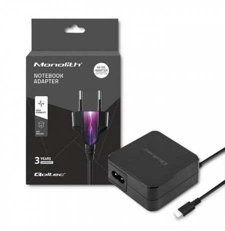 Qoltec 51027 Charger | 65W | 5-20.3V | 2-3.25A | USB type C | PD