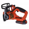 Akumuliatorinis grandininis pjūklas ku. 18V 2,0Ah BLACK+DECKER