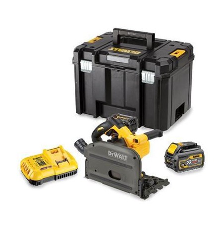 DEWALT DCS520T2 portable circular saw 54V 2x XR FLEXVOLT 6Ah TSTAK Black, Yellow