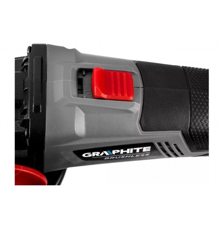 Graphite Energy+ 18V Li-Ion brushless cordless angle grinder 125 mm blade without battery