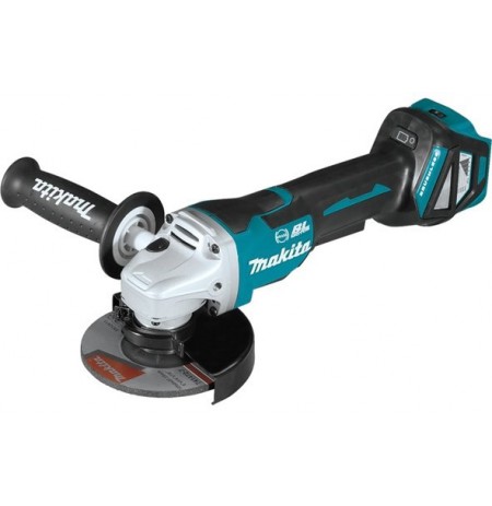 MAKITA ANGLE GRINDER 18V 125mm WITHOUT BATTERIES AND CHARGE. REG. REV. BLDC SUITCASE MAKPAC DGA517ZJ