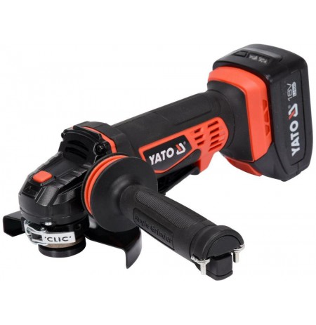 Angle grinder 18V 2x Rechargeable batteries YATO YT-82828