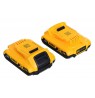 Smūginis suktuvas gręžtuvas 18V 2x2.0ah+ład DCD709D2T DEWALT