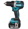 Makita DDF484RFJ drill 2000 RPM 1.8 kg Black, Blue