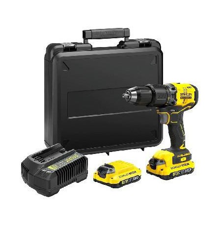Brushless drill driver 18V Fatmax V20 2x2.0Ah pannier