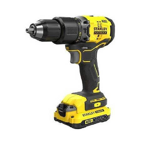 Brushless drill driver 18V Fatmax V20 2x4.0AH trunk