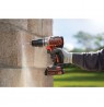 Brushless screwdriver18V, impact, 2 gears, 13 mm handle, 52