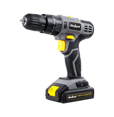 Cordless impact drill driver 20V 2A box