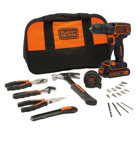 Drill driver 18 V , load, 1 x 1.5 Ah, 20 pcs ZEST AKC