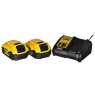 Komplektas Combo 18V DCD796+DCF887 2x5,0Ah DCK266P2T