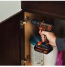 Suktuvas gręžtuvas 18V CDC18BAFC-QW BLACK+DECKER