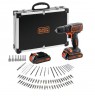 Suktuvas gręžtuvas 18V CDC18BAFC-QW BLACK+DECKER