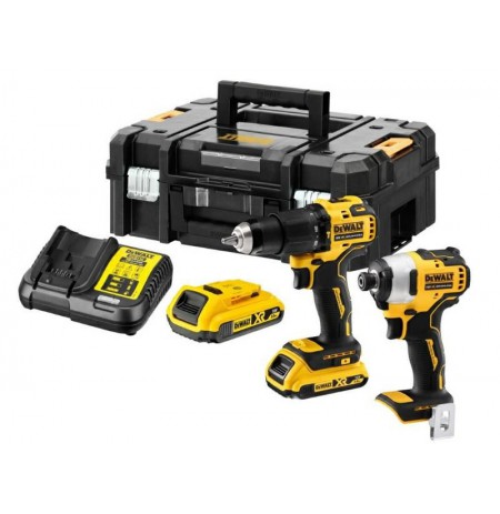 POWER TOOL COMBO KIT DEWALT DCK2062D2T (DCD709+DCF809) 18V 2X2.0AH