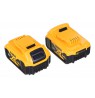 Įrankių komplektas COMBO 18V DCD796, DCG405 + 2x5,0Ah DCK208