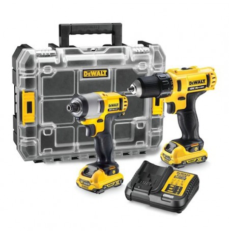 DeWALT DCK211D2T power screwdriver/impact driver Black,Grey,Yellow