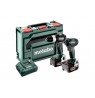 METABO set COMBO 18V 2.1.18 (BS 18 LT BL +SSD 18 LTX 200 BLL) 2x5,2Ah METABOX