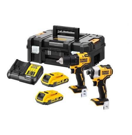 DEWALT COMBO KIT 18V DCD708 SCREWDRIVER + DCD809 SCREWDRIVER 2x2.0Ah TSTAK DCK2061D2T