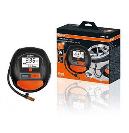TYREinflate 1000, black and orange
